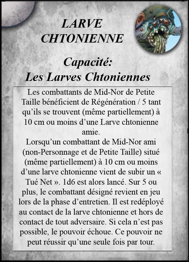 Les Larves Chtoniennes